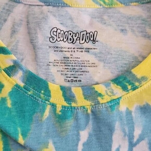 Scooby-Doo Mystery Machine Long Sleeve Tie-Dye T-Shirt Men's XL New w/ Tag - Picture 5 of 10